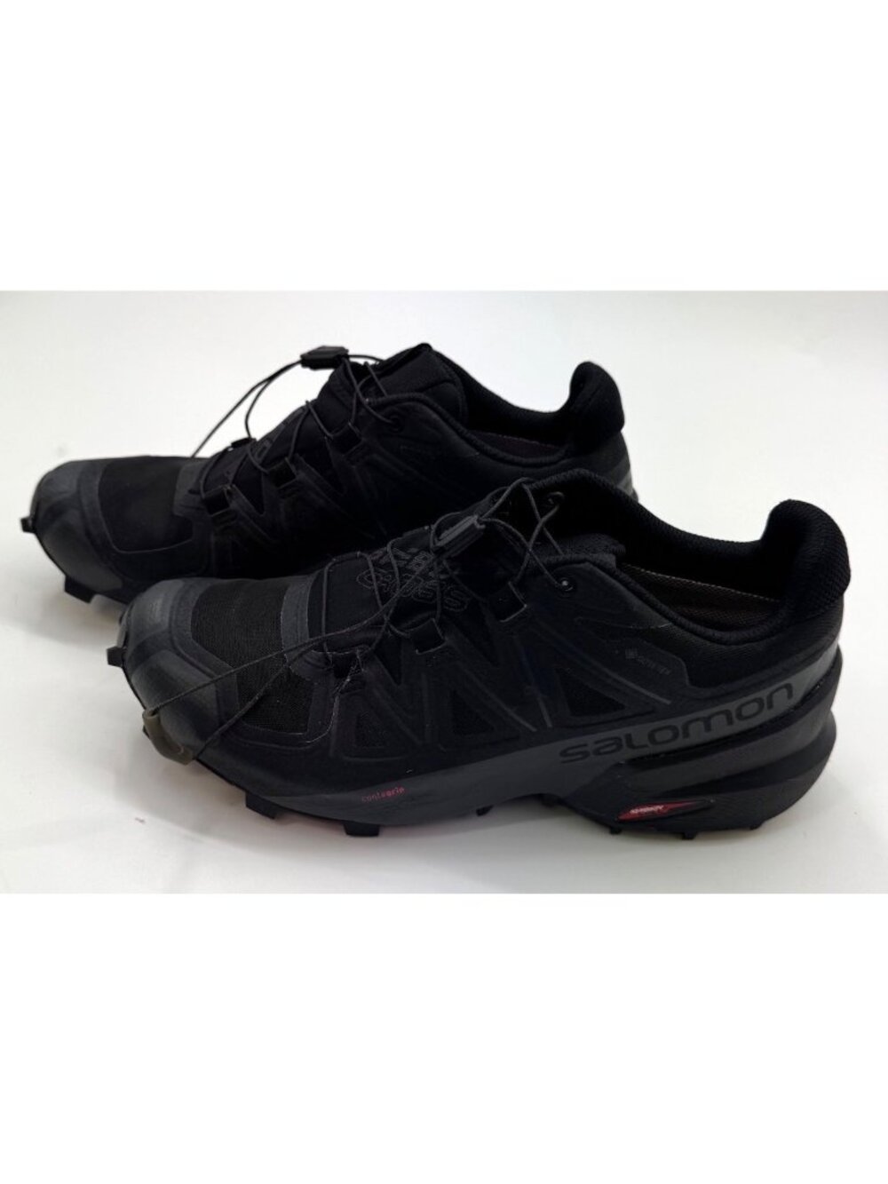 Salomon Speedcross 5 GTX Mens Trail Running Shoes Size 8 Black Waterproof